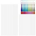 thumbnail image 1 of WHEANG 30Pcs Metal Sublimation Blanks Bookmarks Double Side Heat Transfer Printing With 30Pcs Colorful Tassels For Making Personalized Bookmarks And Souvenirs(3.2×12cm), 1 of 7