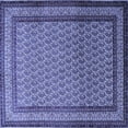thumbnail image 1 of Ahgly Company Indoor Square Persian Blue Traditional Area Rugs, 4' Square, 1 of 4