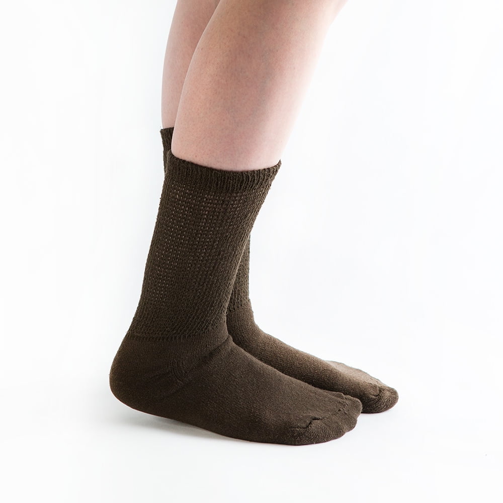 Doc Ortho Loose Fit Diabetic Socks, 3 Pairs, Crew