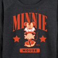thumbnail image 3 of Disney - Minnie Mouse Collegiate - Women's Lightweight French Terry Long Sleeve Shirt, 3 of 5