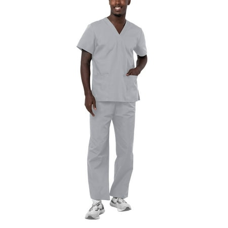 

Adar Universal Mens Scrubs - Unisex Drawstring Scrub Set