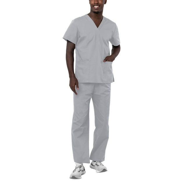 Adar Universal Unisex Scrubs - Unisex Drawstring Scrub Set