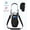Black, variant on Insulated Water Bottle Carrier Bag with 4 Pocket for 30/40oz Tumbler with Handle, Water Bottle Sleeve Bag with Strap and Straw Cover,Holder Pouch for Men Women Hiking Camping Travel Gym(Green Bag)