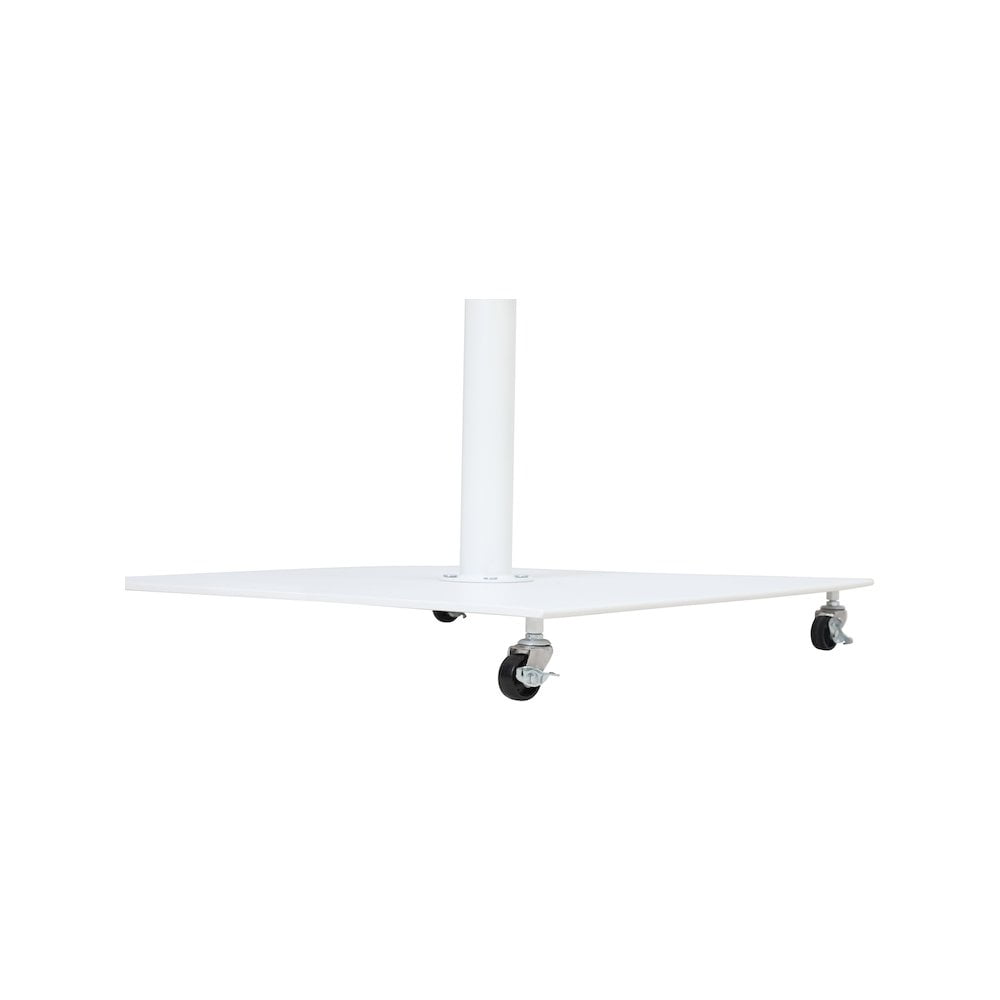 Meridian Furniture Belize White Steel Patio Umbrella Base