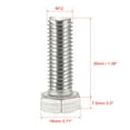 thumbnail image 2 of M12 Thread 35mm 304 Stainless Steel Hex Head Screws Bolts 5 pcs, 2 of 3