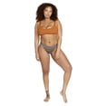 thumbnail image 3 of Volcom Women's So Current Scoop Crop Bikini Top Burnt Sienna, 3 of 4