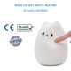 thumbnail image 4 of Baby Nursery Night Light, Cat Kids Night Light con control remoto, Silicone Kitty junto a la lámpara Ideas de regalos de Navidad para niños pequeños Kitty codiciosos Feliz Sencillez, 4 of 5
