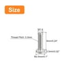 thumbnail image 2 of Uxcell M1.4x0.3x6mm 50 Pack Metal Flat Round Head Screws Phillips Drive Machine Bolt, 2 of 5