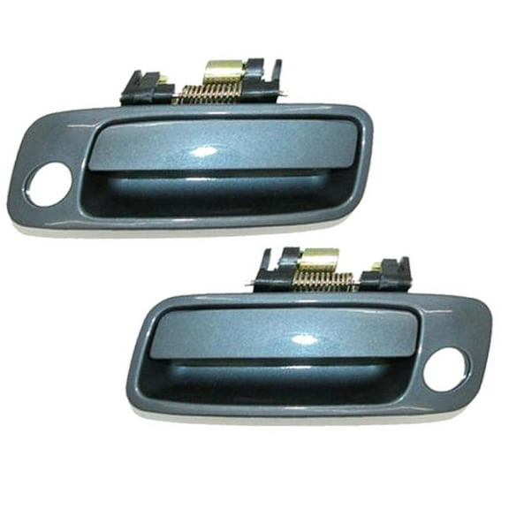 MotorKing Front Left and Right Exterior Outside Door Handle Pair Set of 2pcs Compatible with 97-01 Toyota Camry 930 Blue Dusk Pearl 1997 1998 1999 2000 2001