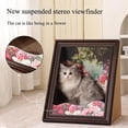 thumbnail image 4 of Mona Lisa Cat Scratcher Bed, Cat Living in Famous Painting, Art 4D Oil with Arm Front Panel, Easy-to-Assemble Bed Couch Cave Condo Creative Home Decoration (Mona Lisa,One Size), 4 of 7