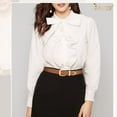thumbnail image 3 of JASGOOD Women Leather Belt Fashion Belts with Gold Buckle Brown, 3 of 10