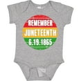 thumbnail image 3 of Inktastic Remember Juneteenth 6.19.1865 Boys or Girls Baby Bodysuit, 3 of 5