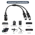 thumbnail image 2 of YIEMEEN Compactly XLRMale to Double Female Y Adapter 50cm Professional Audios Cable, 2 of 14