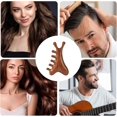 thumbnail image 2 of Wooden Hair Comb Sandalwood Wide Tooth Design for Scalp Massage and Hair Growth, 2 of 4