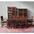 thumbnail image 2 of Crafters and Weavers Arts and Crafts Solid Wood Stow Leaf Table in Walnut, 2 of 4