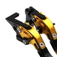 thumbnail image 2 of Conjunto de mango de embrague de freno de metal para Yamaha Xmax300, 2015-2019, mango de palanca de freno de tambor, motor de motocicleta, accesorios Oro negro Macarena Manija del embrague del freno, 2 of 2