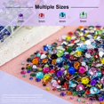 3500pcs Face Gems for Makeup with Glue, 25mm Colorful Beads & 2.46mm