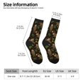 thumbnail image 2 of Picia Sloth Doing Yoga Print Athletic Socks for Men & Women – Cushioned Moisture-Wicking Crew Socks for Sports, Running, and Training, Soft & Breathable Size 5-11, 2 of 6