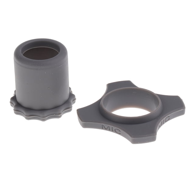 Micrófono hexagonal Yuyangstore Anillo antideslizante Parte inferior antideslizante Elasticidad Gris