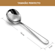 thumbnail image 3 of Set de 12 Cucharas Soperas Redondas de Acero Inoxidable para Café, Postres o Restaurante, 3 of 7