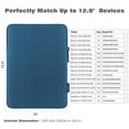 thumbnail image 2 of Funda para Tablet MoKo 13" Bolsa de Poliéster Azul Pavo Real, 2 of 8
