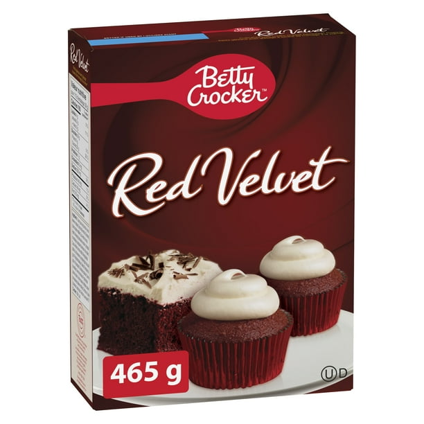 Betty Crocker Red Velvet Petits gâteaux avec glaçage à saveur de fromage à la crème 465 g