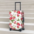 thumbnail image 6 of Logiee Strawberry1 Print Travel Luggage Cover,Suitcase Protector, Washable Elastic Suitcase Baggage Cover,Closure for Wheeled Suitcase Fit 18-32 Inch Luggage-Small, 6 of 7