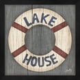 thumbnail image 2 of Metaverse Lake House by Misty Michelle, Framed Wall Art, 13.25W x 13.25H, 2 of 2