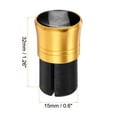 thumbnail image 3 of Unique Bargains 15mm Dia Plastic Fishing Rod End Cup Protector, 5 Pack, 3 of 5