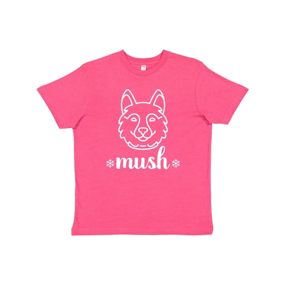 Inktastic Husky Sled Dog Mush Youth T-Shirt