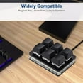 thumbnail image 4 of Customizable Mini Keyboard with 6 Programmable Keys, Type-C Wired Interface, Portable Macro Gaming Keypad for PC, DIY Multimedia Shortcuts & Hotkeys, 4 of 8