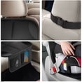 thumbnail image 5 of UHIAGREE Car Seat Protector with Thickest Padding, 2 pack,2 Mesh Pockets,for SUV,Sedan,Truck,Black, 5 of 7