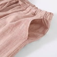 thumbnail image 6 of Women's Pajama Bottoms, Skin-Friendly Modal Cotton Blend, Tie Waist Storage Pockets, Solid Long Lounge Pants, All Season Everyday Indoor | TruHer,Orange XL, 6 of 7