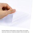 thumbnail image 4 of Uxcell 12"x12" White Vinyl Sheets Permanent Adhesive for Craft, Decorate Sticker 4 Pack, 4 of 5