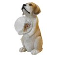 thumbnail image 3 of Estatua de perro solar para jardín con bola de observación, regalo único, escultura de resina divertida, figura de perro para balcón y patio al, 3 of 8