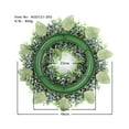 thumbnail image 2 of Okbabeha Green Wreath,Artificial Eucalyptus Leaves Wreath with Big Berries,Spring/Summer Greenery Wreath for Front Door Wall Window Decor-15”-20in, 2 of 5