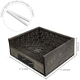 thumbnail image 2 of MyGift Gray Wood and Black Metal Wire Egg Storage Basket with Chalkboard, 2 of 7