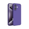 thumbnail image 1 of PANDACO Soft Shell Matte Violet Case for iPhone 17, 1 of 3