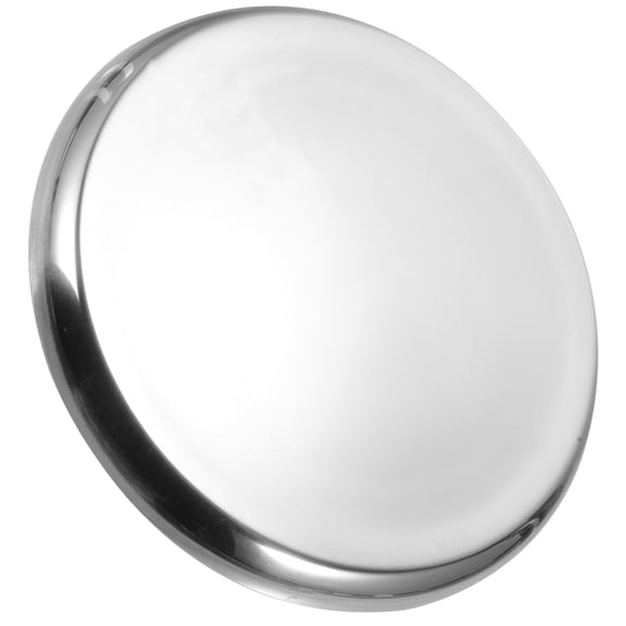 FENGGUIQU Replacement Round Stainless Steel Stool Seat, and Sturdy for Commercial Use, 1 Piece