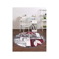thumbnail image 2 of MDA Home Glamour Gray/Multi-Color Polypropylene Area Rug - 5'2" Round, 2 of 2