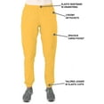thumbnail image 3 of Green Town Scrubs for Women Scrub Set - Jogger Pant and V-Neck Top, 6 Pockets, Easy Care Uniforms, 3 of 7