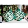 thumbnail image 3 of 20" x 20" Simply Daisy Big Seaweed Indoor/Outdoor Pillow, Kelly Green Qty 1, 3 of 6