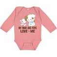 thumbnail image 3 of Inktastic Mimi and Pops Love Me Grandchild Girls Long Sleeve Baby Bodysuit, 3 of 5