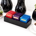 thumbnail image 4 of Restpresso Rectangle Black Bamboo Packet Organizer - 9 1/2" x 4 1/4" x 2" - 1 count box, 4 of 4