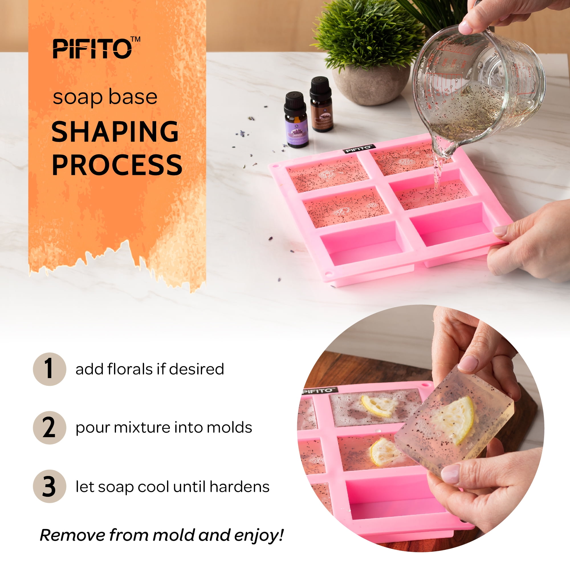 Pifito Honey Melt and Pour Soap Base, 5 lb