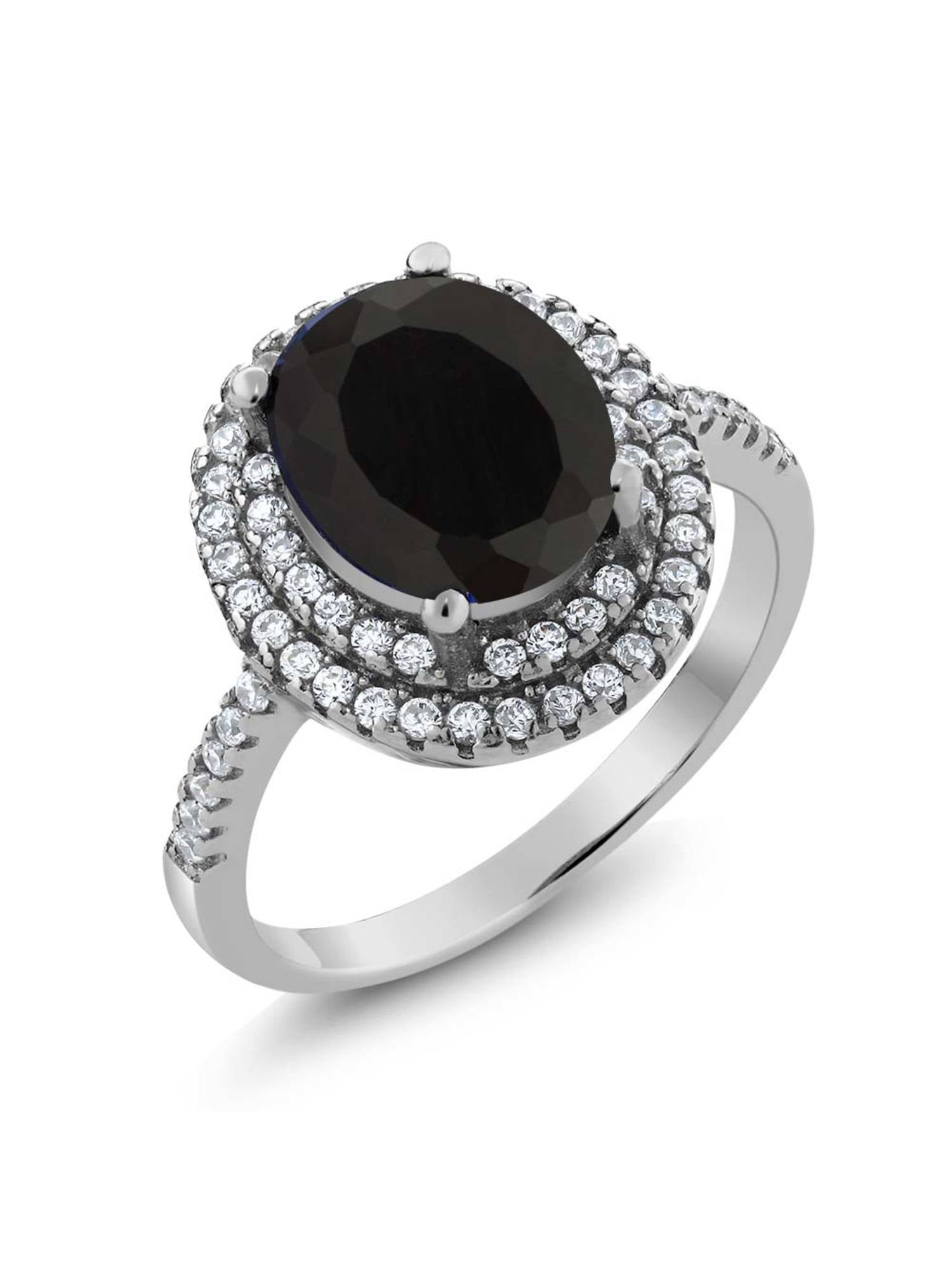 Details about   925 Sterling silver Black Onyx Gemstone Wedding Engagement Ring Gift For Her 