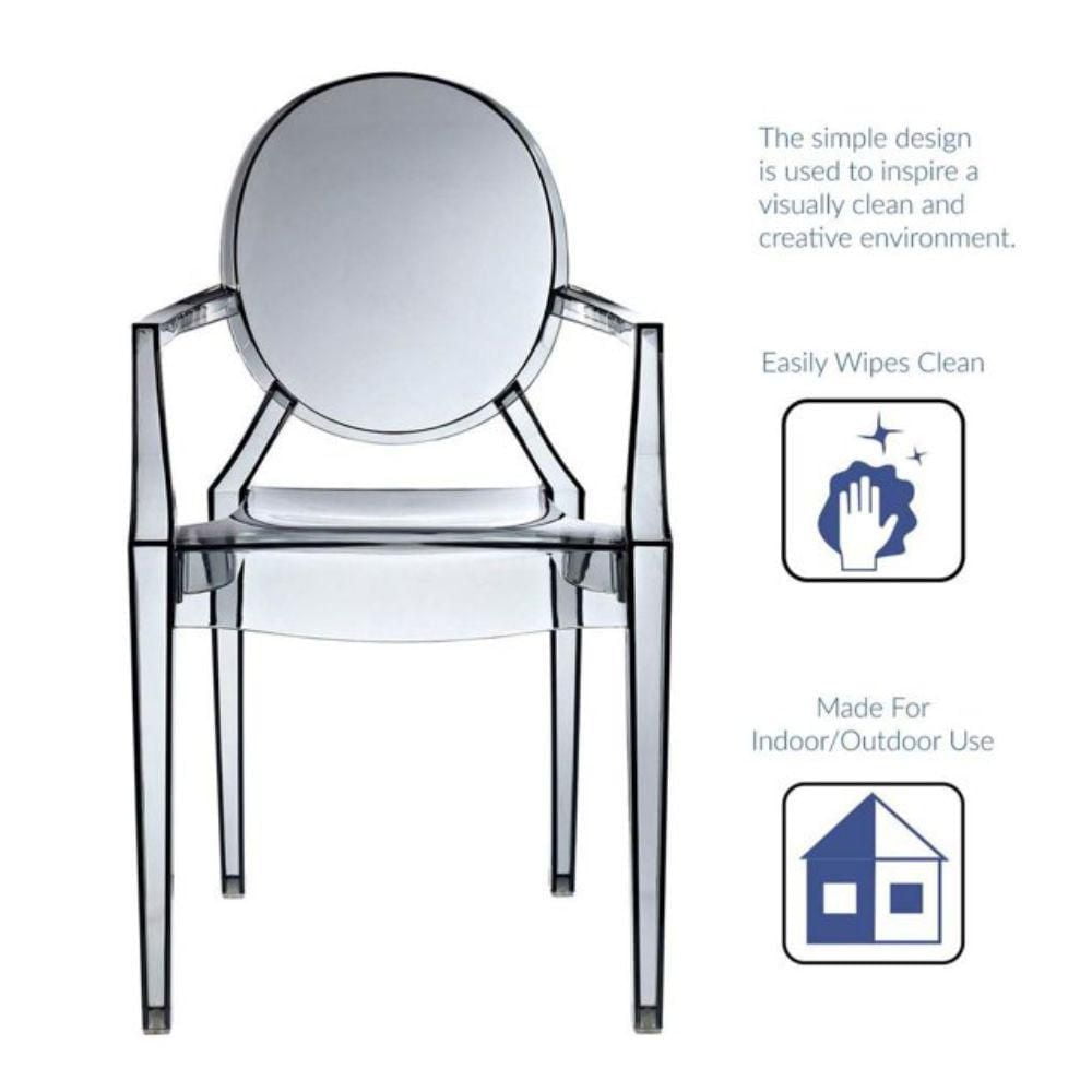 Fauteuil avec accoudoirs en plastique de la collection Heavenly