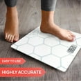 thumbnail image 4 of INEVIFIT Bathroom Scale, Highly Accurate Digital Body Weight Scale Up to 400lbs - White, 4 of 6