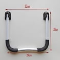 thumbnail image 2 of Foldable Table Legs Durable Foldable Desk Leg for Computer Desk Laptop Table, 2 of 8