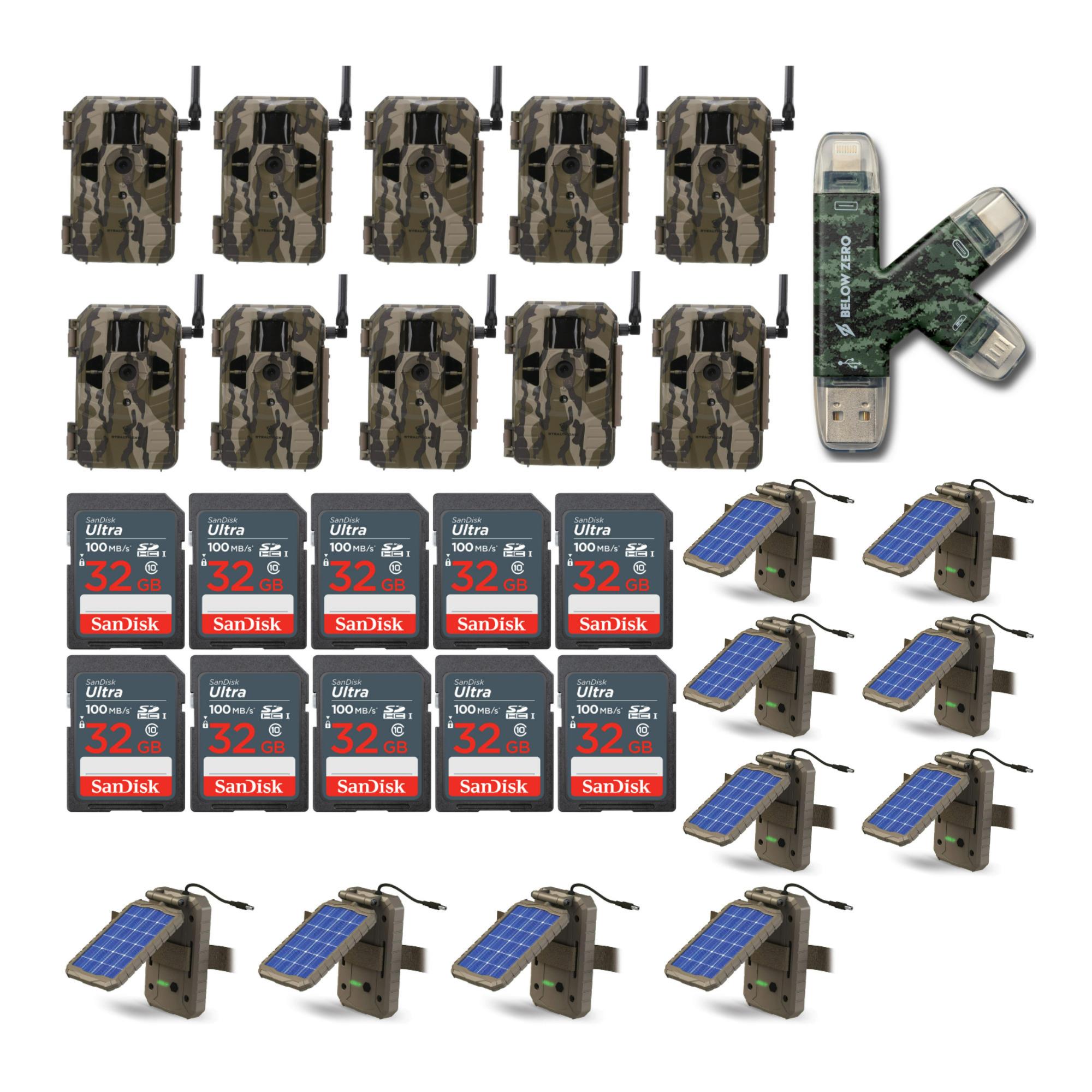 Stealth Cam Connect Cellular Trail Camera (Verizon, 10Pack) Solar